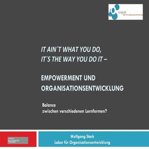 Organizational Learning