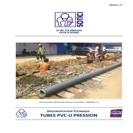 fiche technique PVC Pression -PVC -V1.11