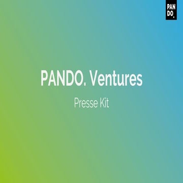 Pando Ventures Presse Kit