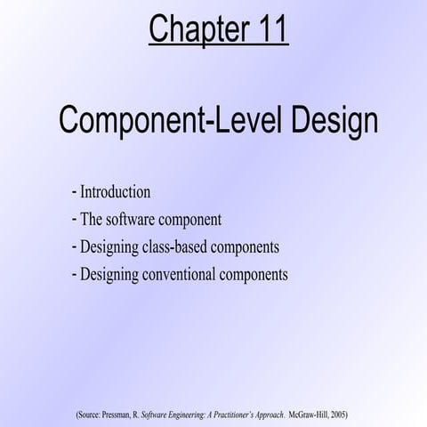 Pressman ch-11-component-level-design