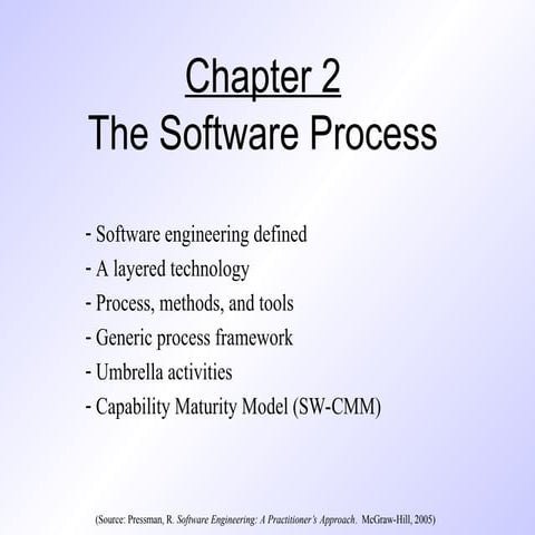 Software Engineering (Software Process: A Generic View) | PPT