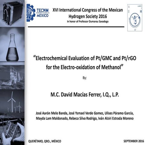 Electrochemical Evaluation of Pt/GMC and Pt/rGO for the Electro-oxidation of ...