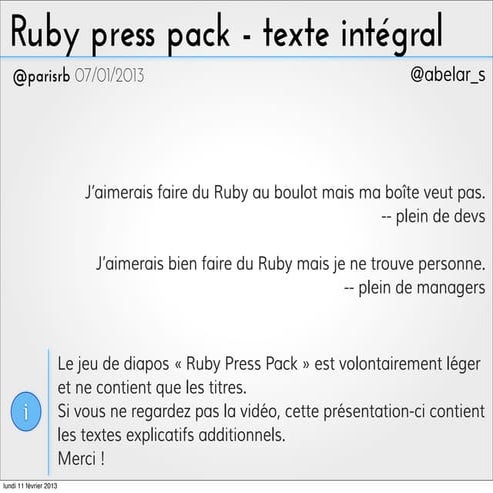 Presspack full-text