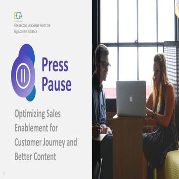 Sales Enablement for Customer Journey and Better Content