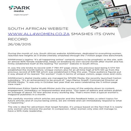 ALL 4 WOMEN SMASHES IT'S OWN RECORDS