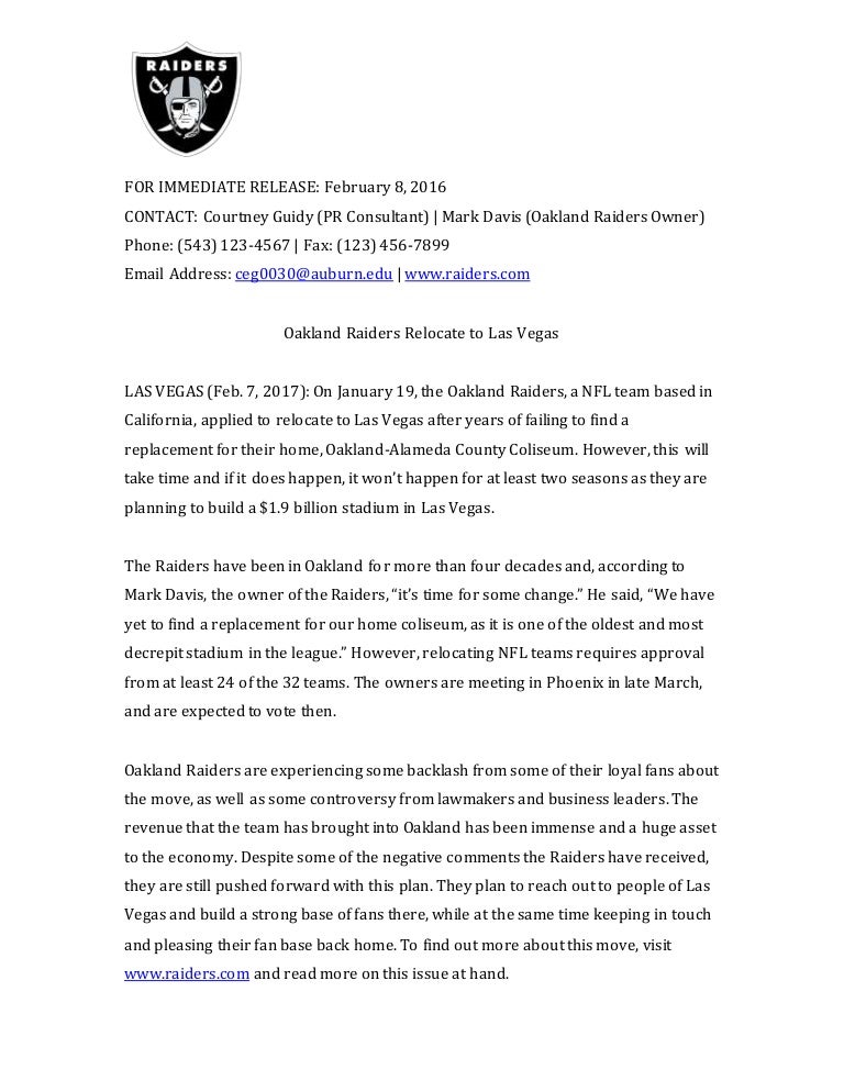 Social Media Release