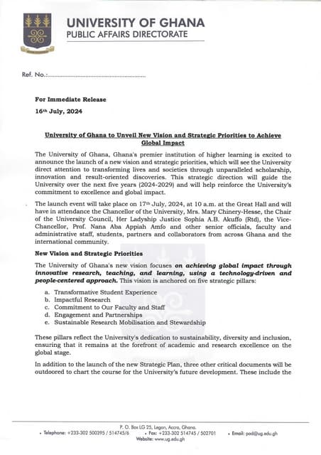 PRESS RELEASE - UNIVERSITY OF GHANA, JULY 16, 2024.pdf