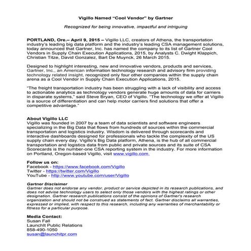 Blue Tree Systems Certified by Carrier Transicold | PDF
