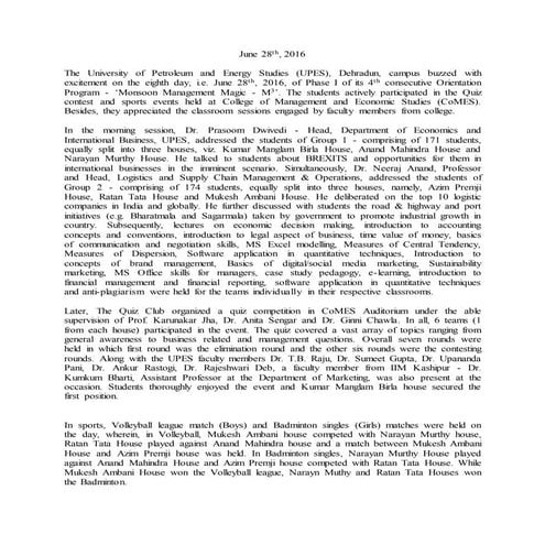 Monsoon Management Magic - M3’