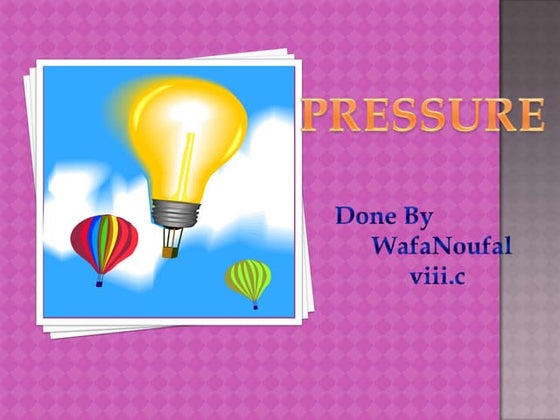 Uses of Air Pressure in Daily Life | PPTX | Physics | Science