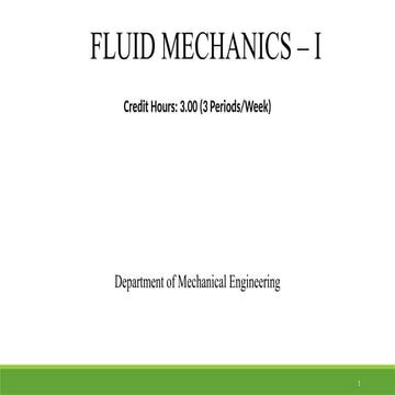 Pressure and fluid statics for Mechanical Engineer.pptx