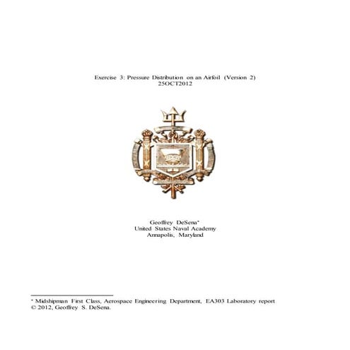Pressure Distribution on an Airfoil 