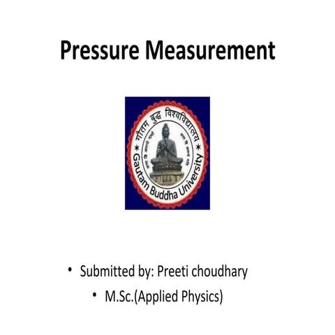 Pressure measurement