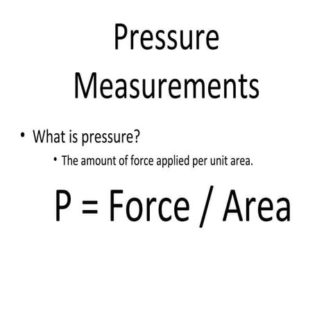 Pressure measurements new 2007