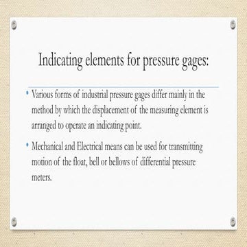 Pressure meters