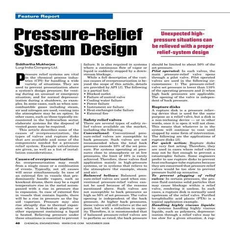Pressure relief system_design