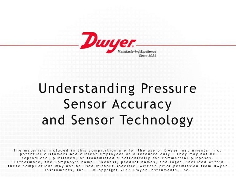 Understanding Pressure Sensor Accuracy and Sensor Technology