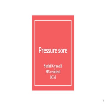 Pressure sore