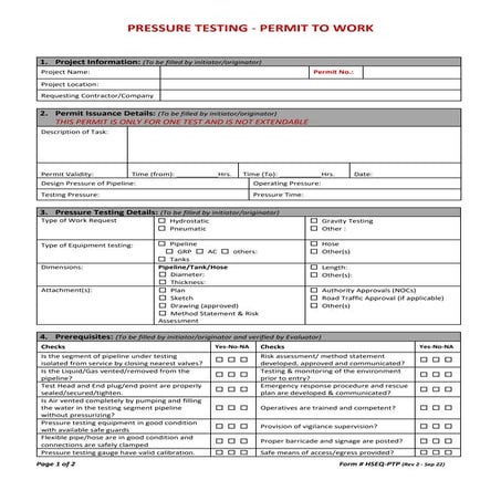 PRESSURE TESTING PERMIT Form # HSEQ - PTP Rev 2 -.docx