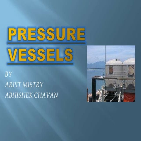 Pressure vessels