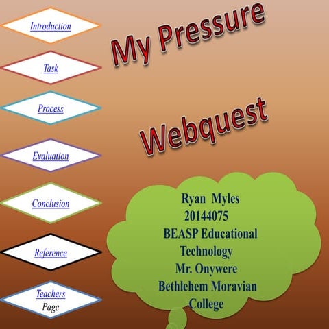 "What is Pressure?" Webquest | PPTX