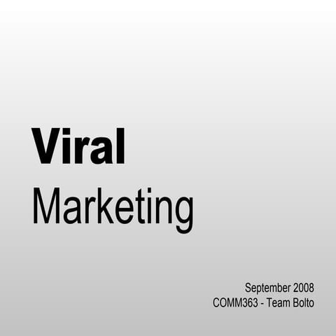 What is Viral Marketing?