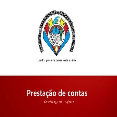 Prestação de contas - STSPM