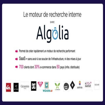 #PrestaShopDay - Atelier - Algolia