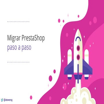 PrestaShop migrar paso a paso