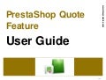 PrestaShop Quote Module