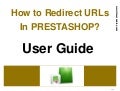 How to URLs Redirect in PrestaShop