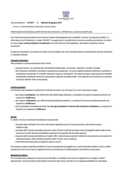 Lettera per Cessione Ramo di Azienda