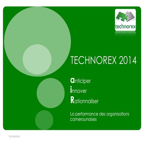 Présentation de l'espace d'échange des experts africains au Cameroun