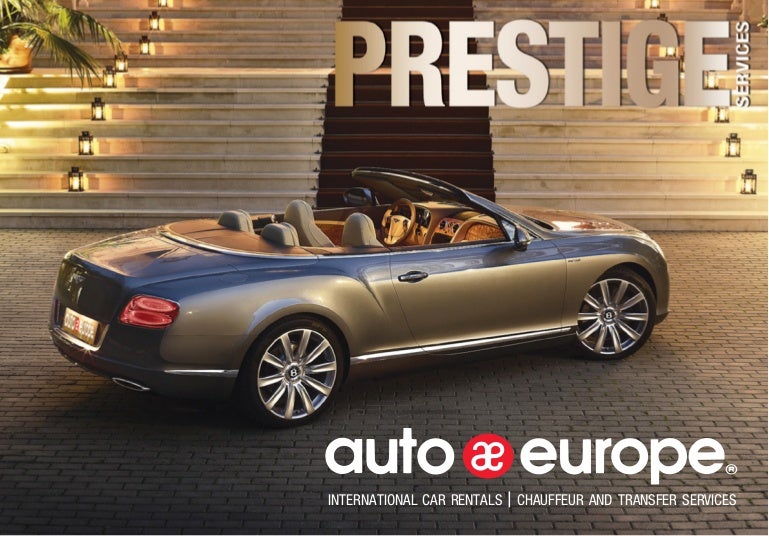 Auto Europe Luxury Car Rental