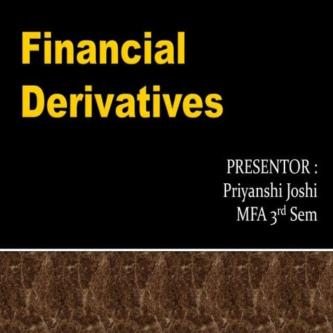 Derivatives