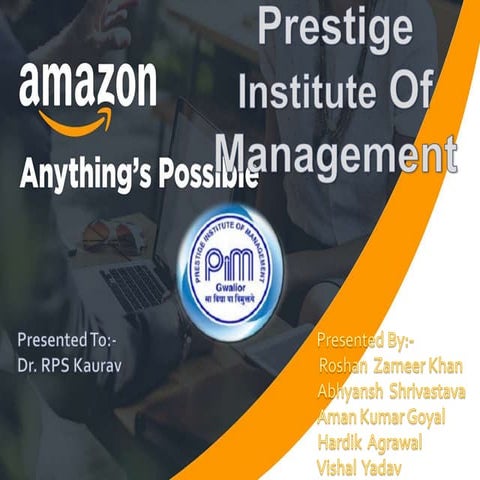 Amazon Presentation Anything's Possible