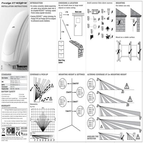 Prestige xt w-installation_instructions