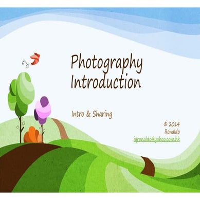 Materi Presentasi Intro Photograpy