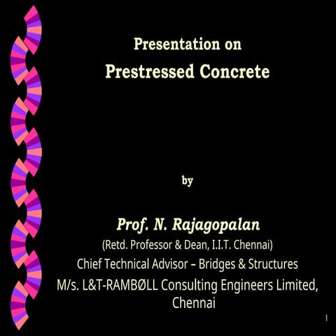 Introduction to design of prestressed concrete structures - Part 1