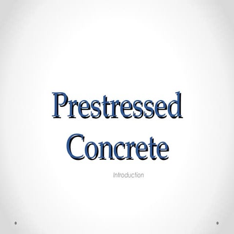 Prestressed concrete
