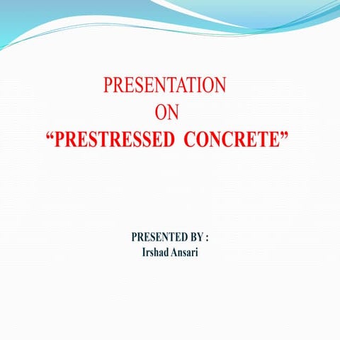 Prestressed concrete