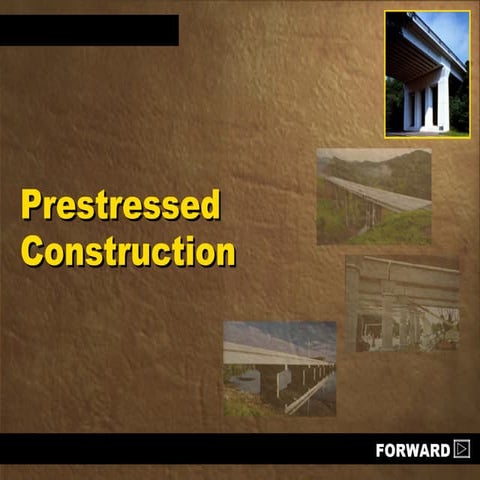 Prestressed construction
