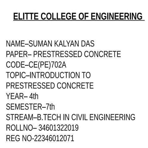 PRESTRESSED CONCRETE SAKSHAR MONDAL SUMAN