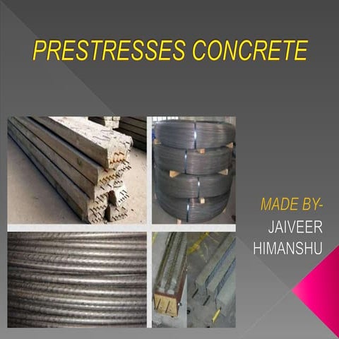 Introduction to prestressed concrete