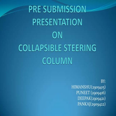 Pre submission ppt final