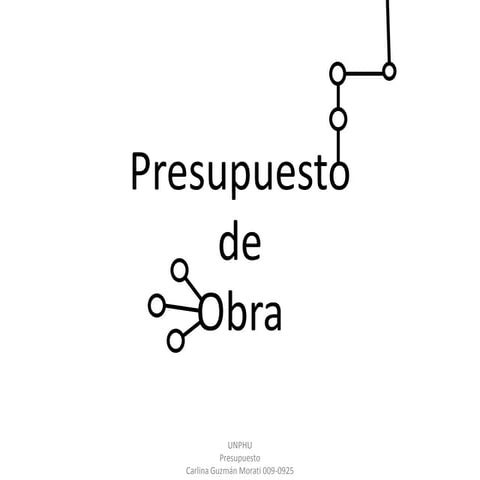Presupuesto de obra