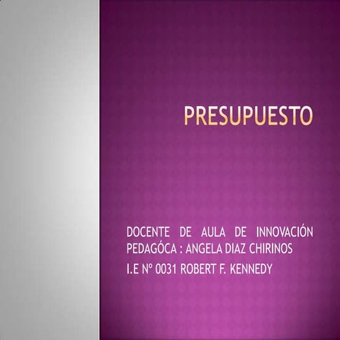 Presupuesto