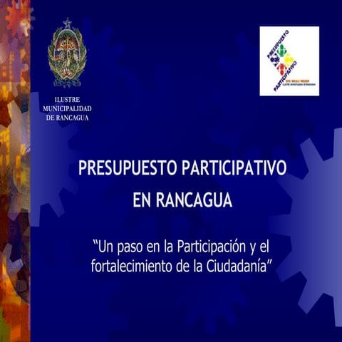 Presupuesto Participativo en Rancagua