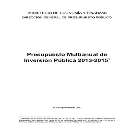 Presupuesto multianual inversion_publica_2013_2015