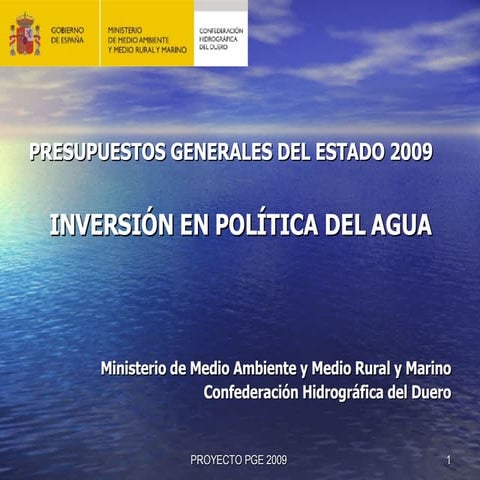 Presupuestos Duero 2009